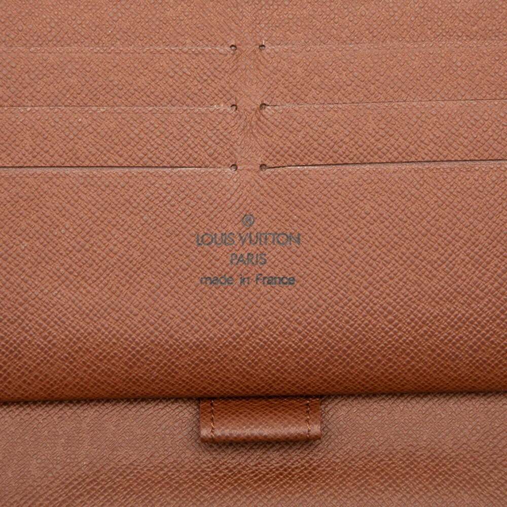Louis Vuitton Monogram Zippy Organizer Round Zipper Long Wallet M60002 Brown ... - Picture 5 of 6